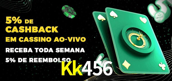 Promoções do cassino ao Vivo Kk456